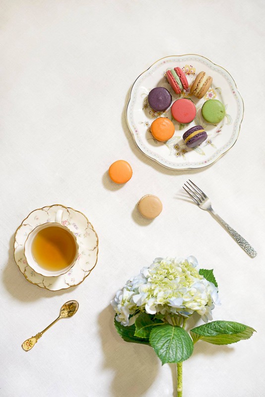 Macaron nhan chocolate-Nha co hai nguoi