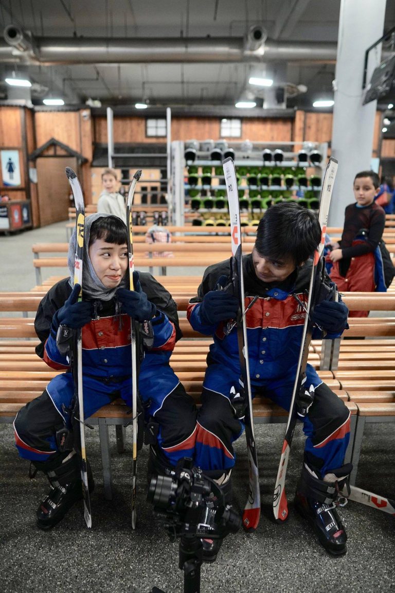 First time skiing in Dubai