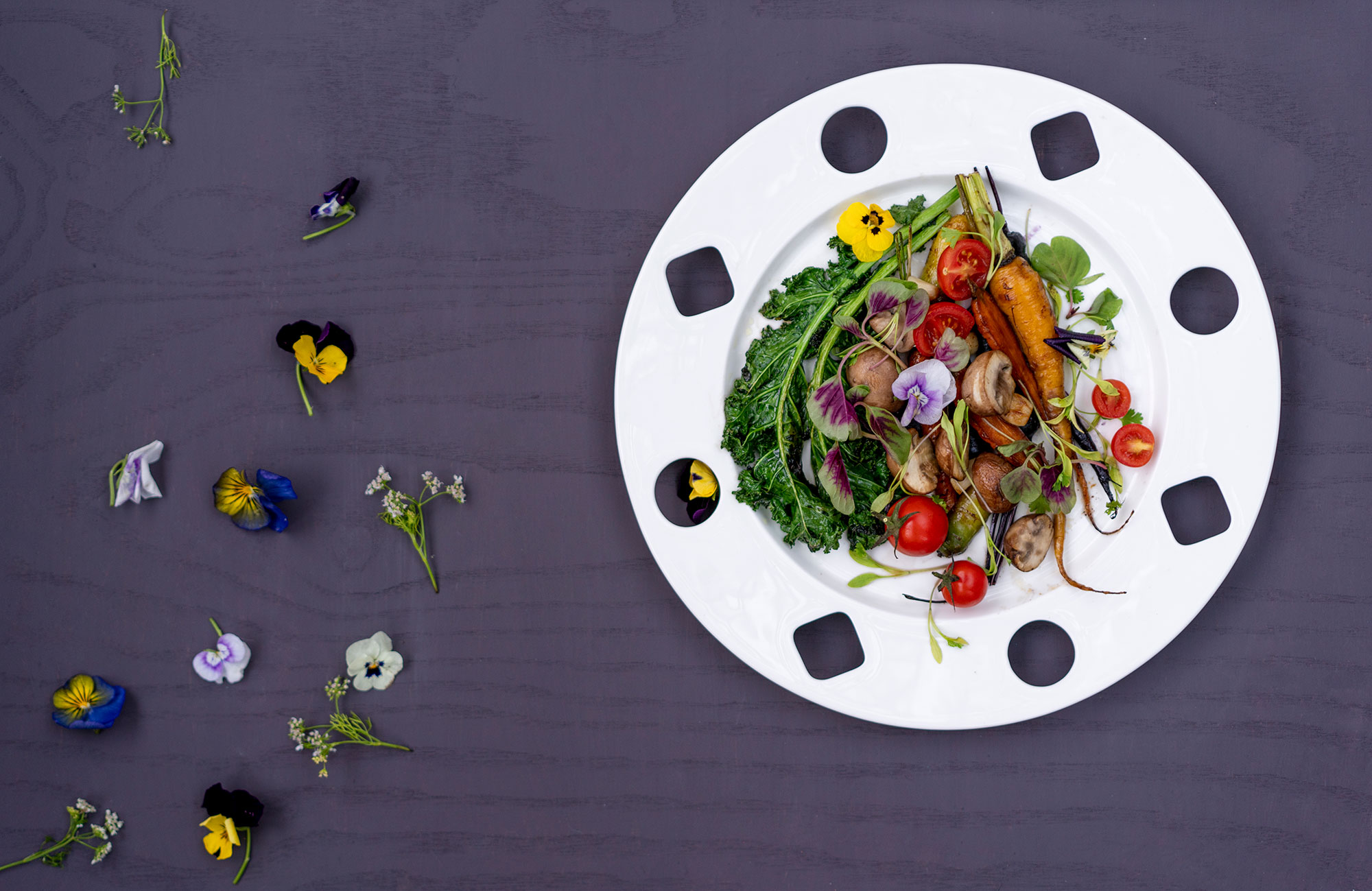 Salad rau củ áp chảo