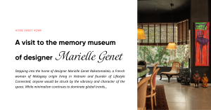 A visit to the memory museum of designer Marielle Genet